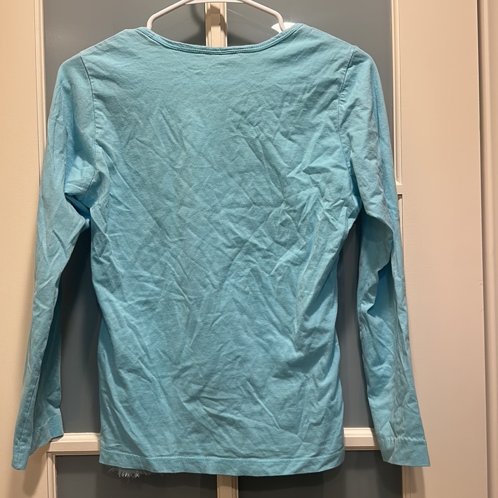 Oilily Women’s Top with floral print mesh Size Medium - Picture 6 of 7